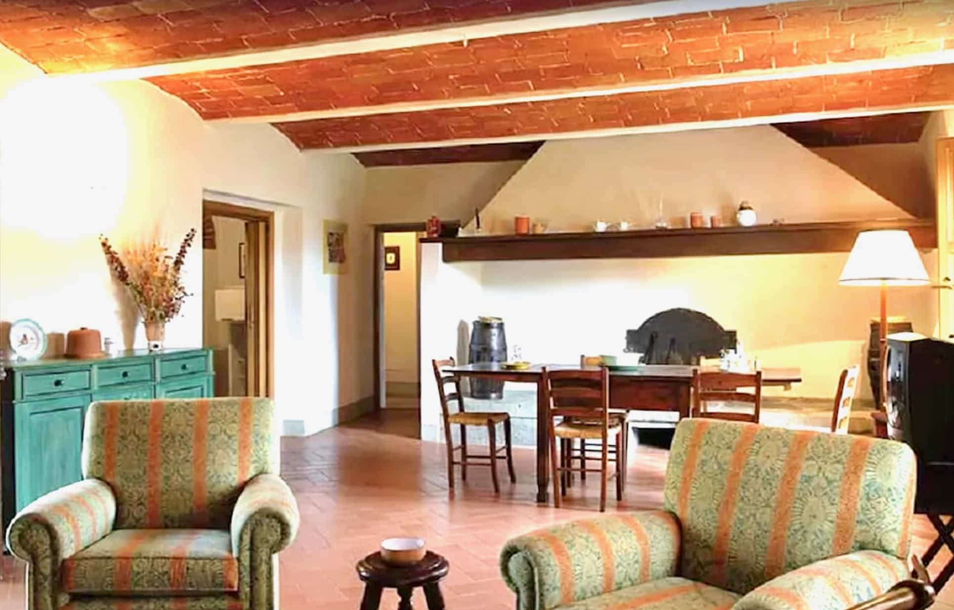 Livingroom at the Villa in Tuscany