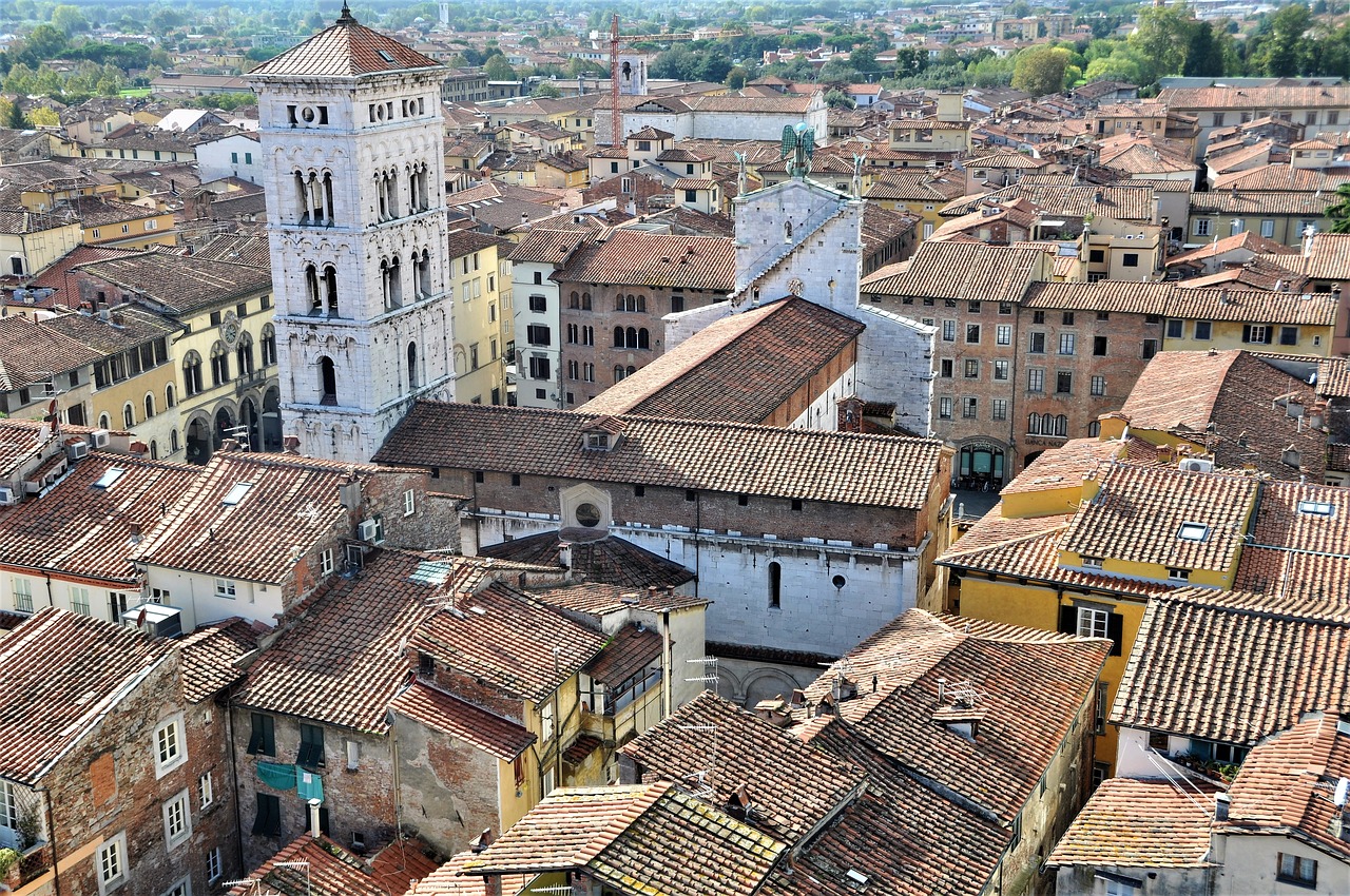 The walled city of Lucca