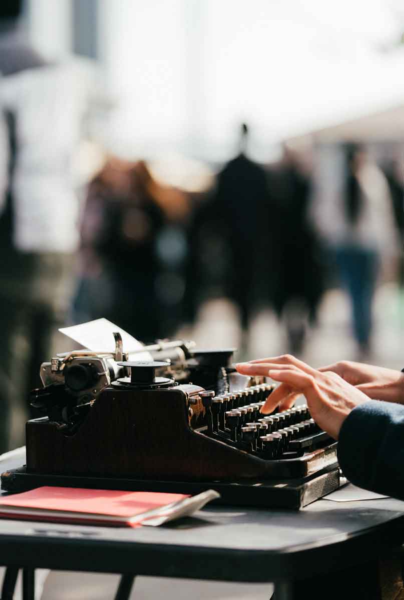 Typewriter | Photo by Thom Milkovic