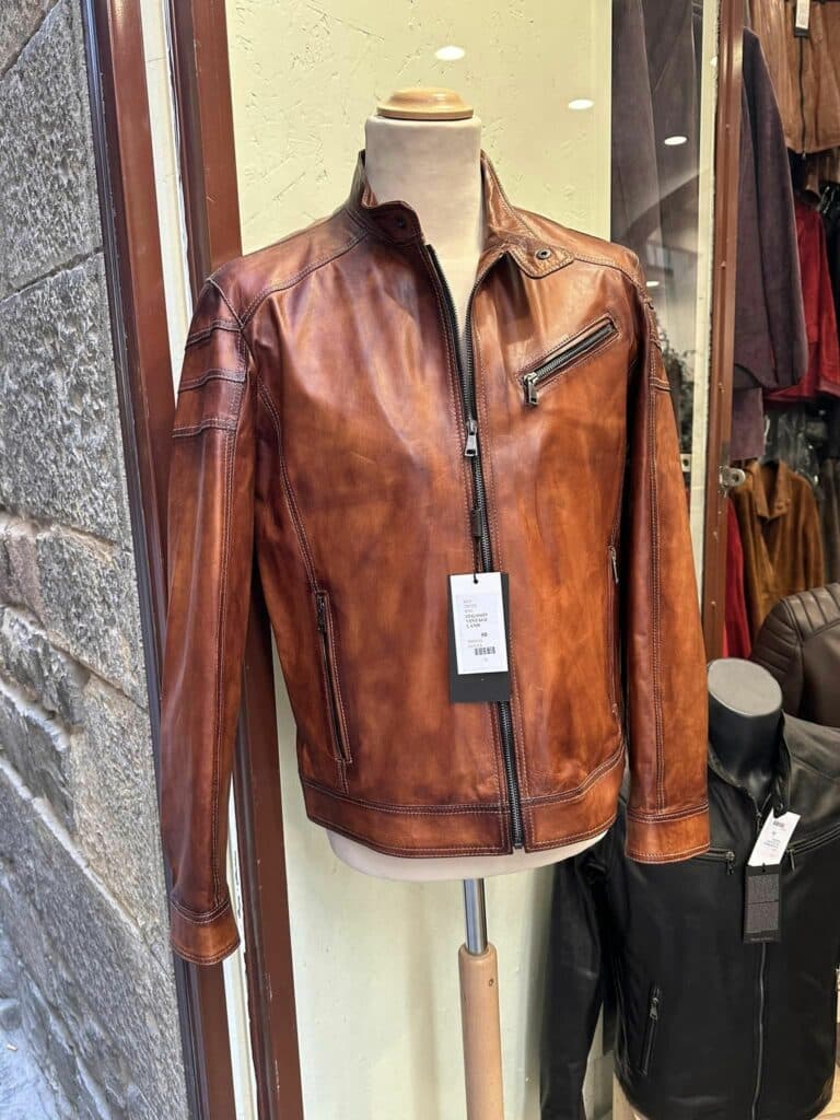 This image has an empty alt attribute; its file name is Leather-jacket-768x1024.jpg