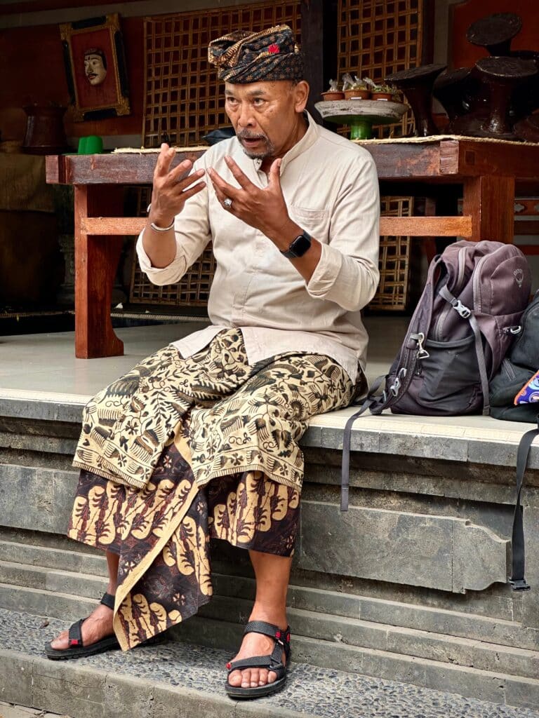 Made Surya, Balinese renaissance man and guide extraordinaire. Photo by Laura Davis.
