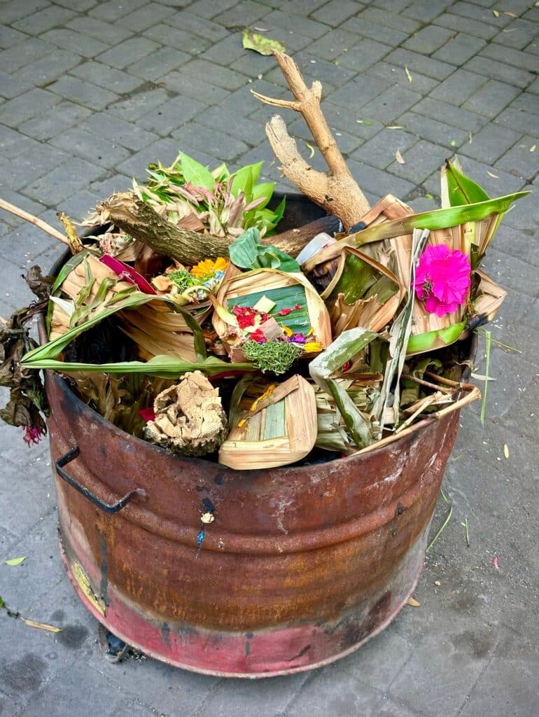Balinese garbage. Photo by Laura Davis.