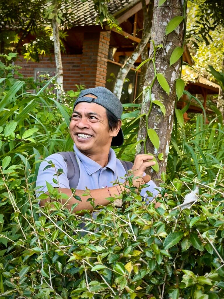 I love Putu’s enthusiasm for sharing his knowledge. Photo by Laura Davis.