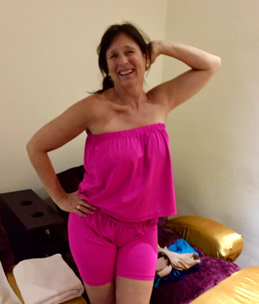 Joanie at the spa in Hanoi, photo by Laura Davis