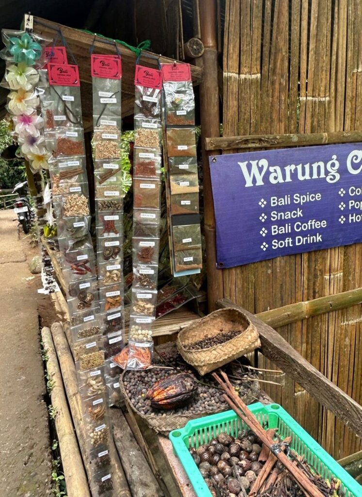 Warung spice seller. Photo by Joanie Rita Rippe.