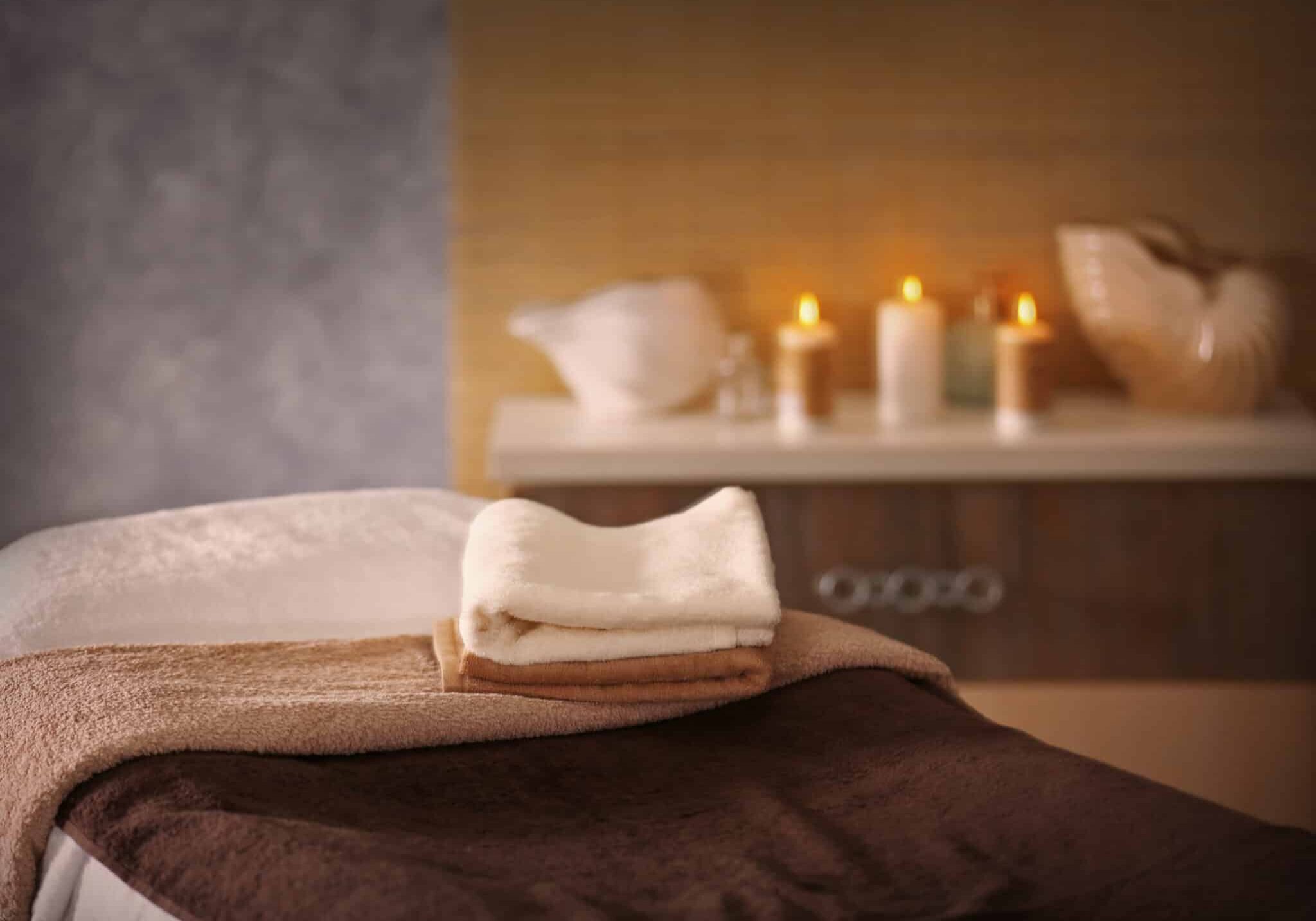 Place for relaxation in modern wellness center